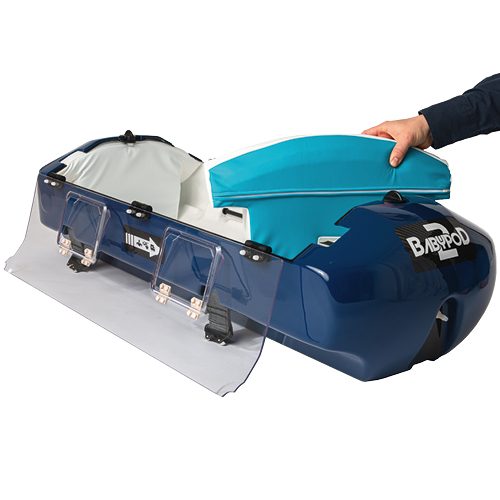 Transportsystem Babypod - Schaumstoff wird rausgenommen